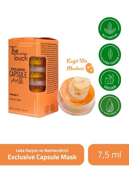 Vitamin C Exclusive Capsule Mask 5 Adet