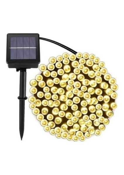 Solar 100 Ledli 12 Metre Bahçe Aydınlatma