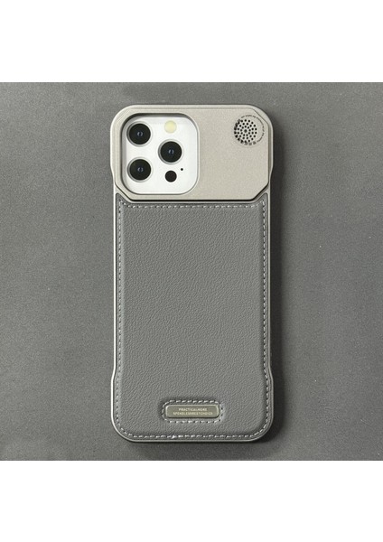 iPhone 16 Pro Max Parfümlü Koku Hazneli Magsafe Uyumlu Deri Kılıf