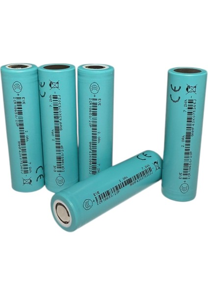 Eve 18650 3.7V (Volt) 2000 Mah 15C 30A 20P Lityum Şarj Edilebilir 2 Adet Pil(Batarya) Kutu Hediye