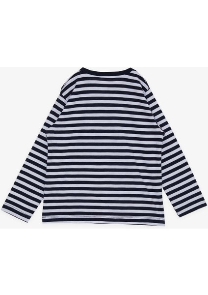 Erkek Bebek Uzun Kollu Tişört Patlı Şapkalı Köpekcik Baskılı 9 Ay-3 Yaş, Lacivert fiyatları