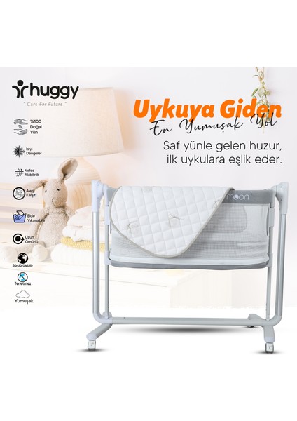 Zelanda Kuzu Yünü Pamuk Kumaş 50 x 90 Bebek Yatak Pedi