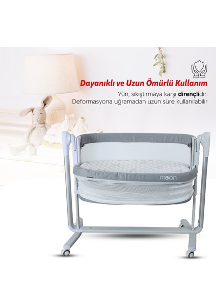 Zelanda Kuzu Yünü Pamuk Kumaş 50 x 90 Bebek Yatak Pedi