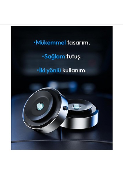Süper Manyetik Elektrikli Vakumlu Araç Içi Telefon Tutucu, Masaüstü, Duvar, Ayna, Uyumlu modelleri