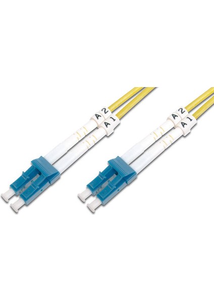 Digitus DK-2933-01 1 mt Lc-Lc 09/125 Singlemode Duplex Fiber Patch Kablo