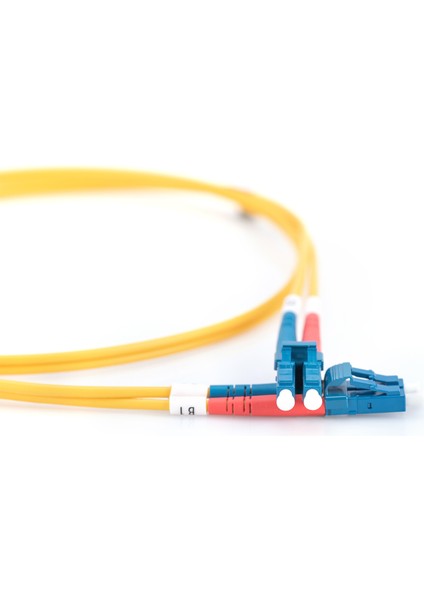 Digitus DK-2933-01 1 mt Lc-Lc 09/125 Singlemode Duplex Fiber Patch Kablo