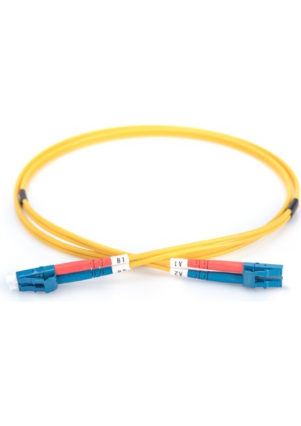 Digitus DK-2933-01 1 mt Lc-Lc 09/125 Singlemode Duplex Fiber Patch Kablo