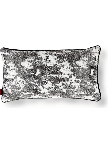 Vicente Luxury Viskon Şönil 35*65 Biyeli Kırlent Çok Renkli