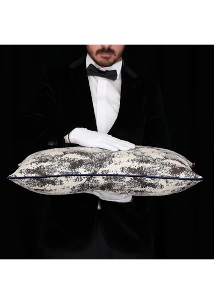 Vicente Luxury Viskon Şönil 35*65 Biyeli Kırlent Çok Renkli modelleri