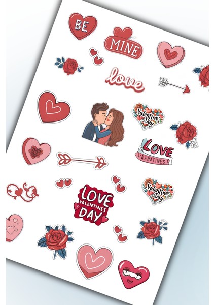 Sevgi Temalı Sticker Planner Ajanda Bullet Journal Için Uygun modelleri