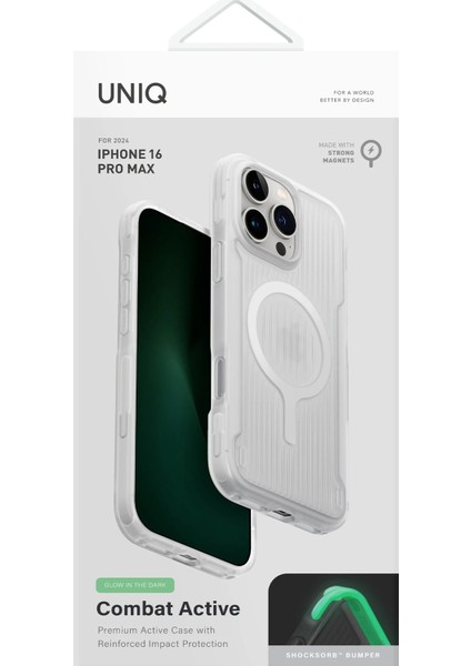 Apple iPhone 16 Pro Max Kılıf Combat Active Üç Katmanlı Magsafe Özellikli (Magclick™) Koruyucu Kapak fırsatları