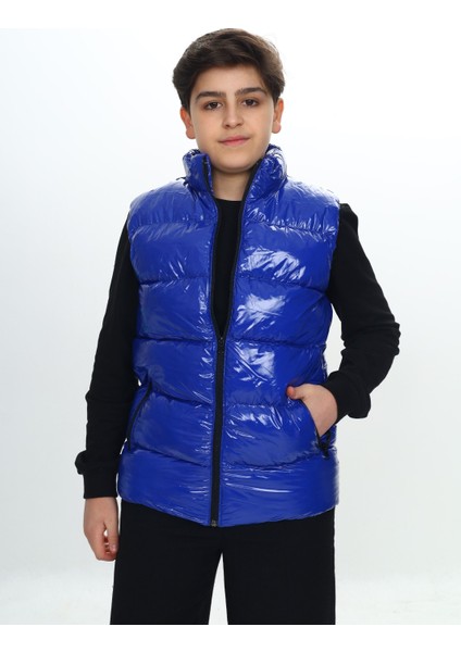 Erkek Çocuk Parlak Görünümlü Şişme Yelek