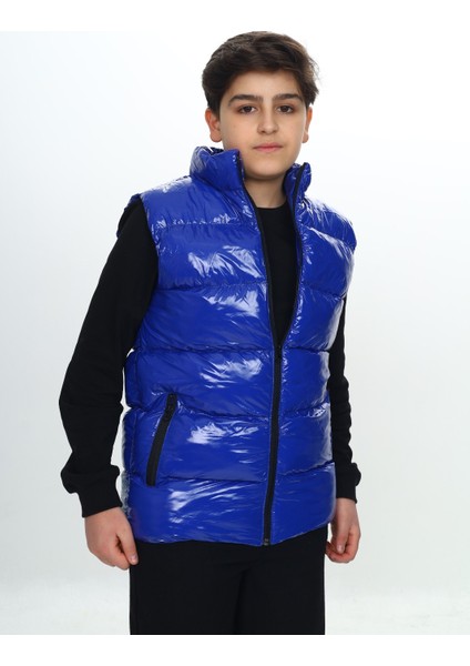 Erkek Çocuk Parlak Görünümlü Şişme Yelek