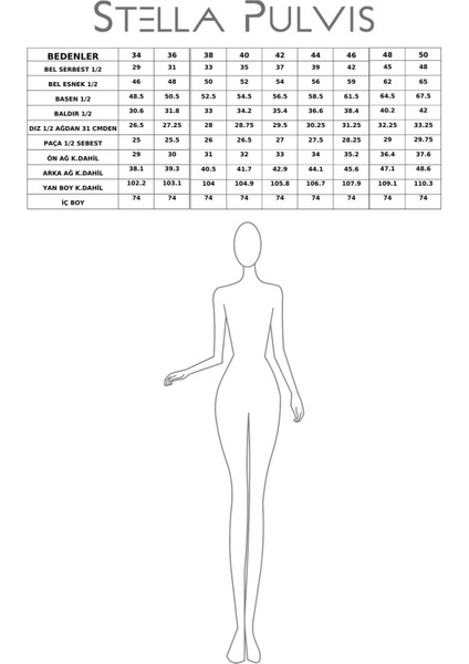 Beyaz Beli Lastikli Yüksek Bel Pijama Pantolon