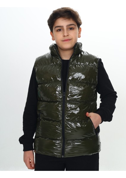 Erkek Çocuk Parlak Görünümlü Şişme Yelek