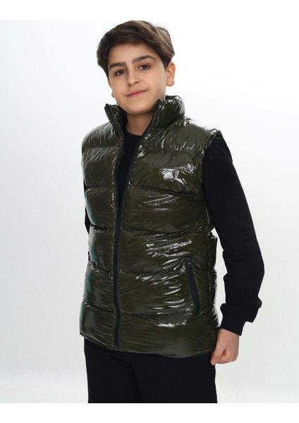 Erkek Çocuk Parlak Görünümlü Şişme Yelek
