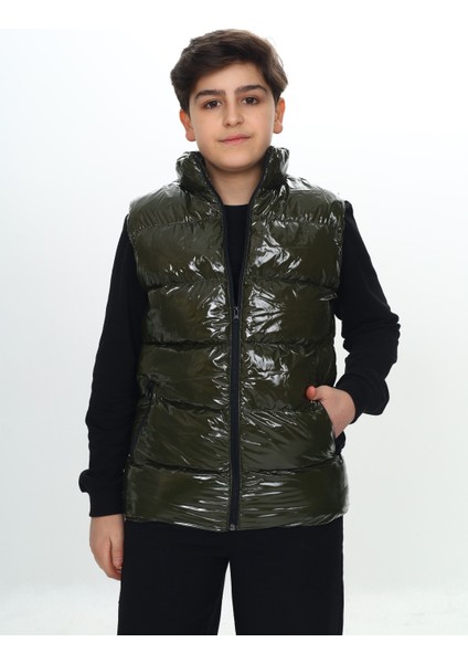 Erkek Çocuk Parlak Görünümlü Şişme Yelek