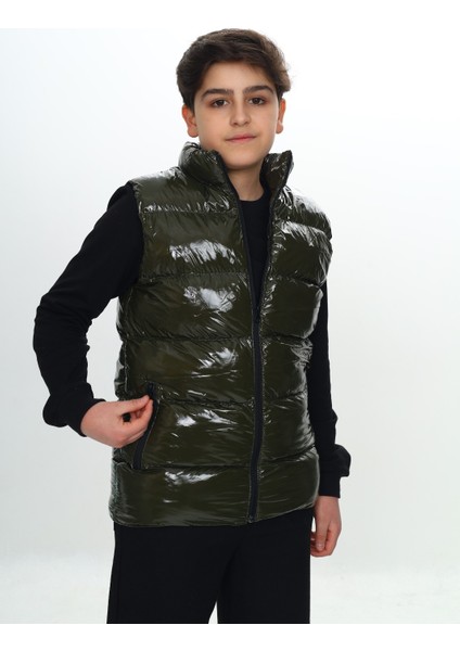 Erkek Çocuk Parlak Görünümlü Şişme Yelek