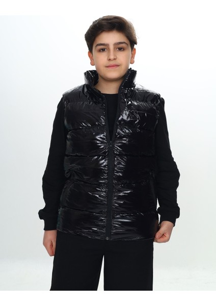 Erkek Çocuk Parlak Görünümlü Şişme Yelek