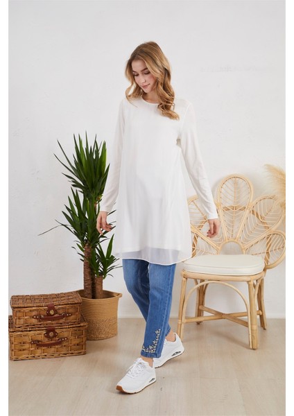 Şifonlu Tunik