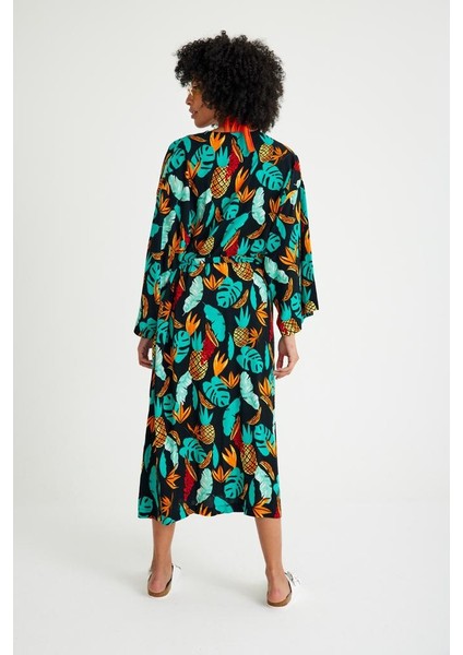 Pune Model Kimono - Plaj Elbisesi Mayo Üstü Kimono - Bayan Kimono