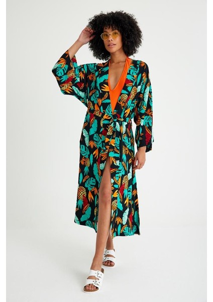 Pune Model Kimono - Plaj Elbisesi Mayo Üstü Kimono - Bayan Kimono fiyatları