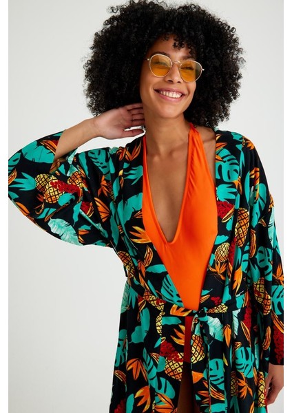 Pune Model Kimono - Plaj Elbisesi Mayo Üstü Kimono - Bayan Kimono indirimleri