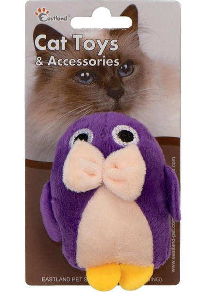 Catnipli Peluş Penguen 10cm