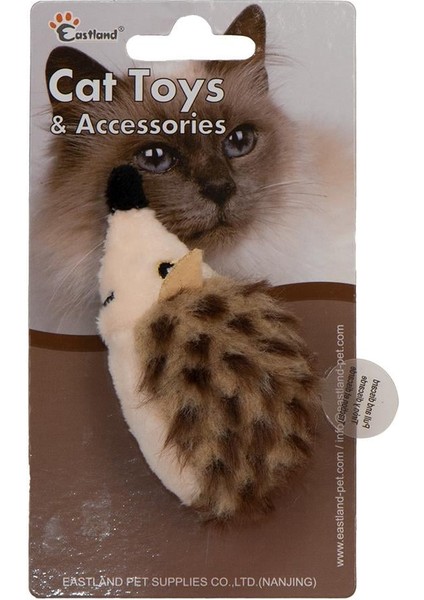 Catnipli Peluş Dijital Sesli Kirpi 9,5cm
