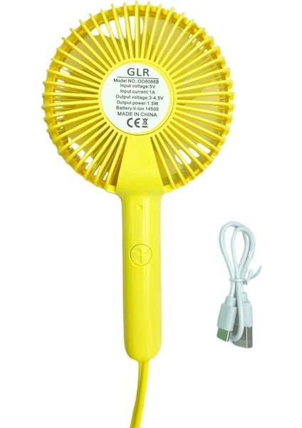 Mini El Fanı Taşınabilir Serinletici Şarjlı Vantilatör 3 Kademeli Hız ayarı YS2289 fırsatları
