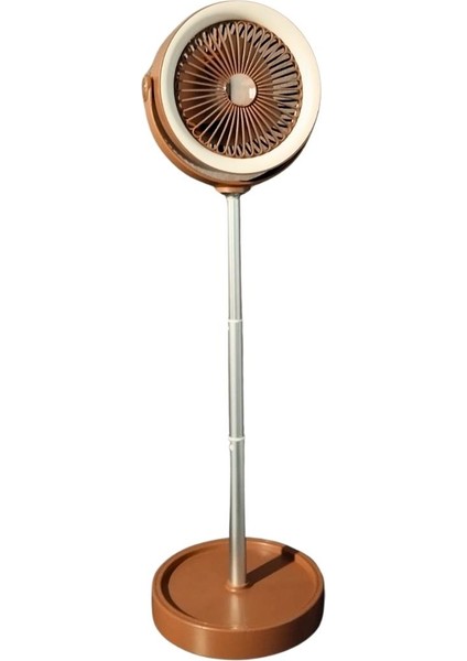 Masa Tipi Midi Fan – Taşınabilir Şarjlı Kademeli Hız ve Yükseklik Ayarı YS2298A