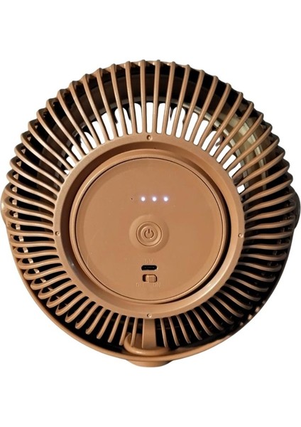 Masa Tipi Midi Fan – Taşınabilir Şarjlı Kademeli Hız ve Yükseklik Ayarı YS2298A