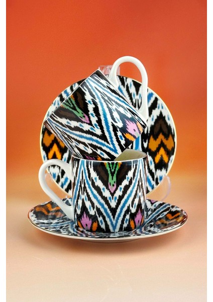 Ethnica Altın Yaldızlı Iki Kişilik Kahve Fincan Takımı fiyatları