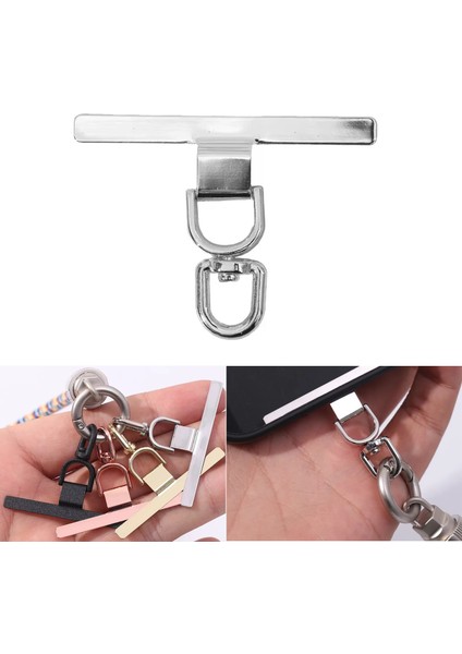 360 Döner Başlıklı Telefon Ip Askılıklar Için Paslanmaz Çelik Tutacak Bağlantı Parçası - AL5142 1 Adet