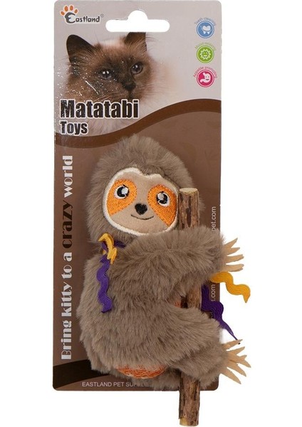 Catnipli Peluş Tembel Hayvan 8,5cm