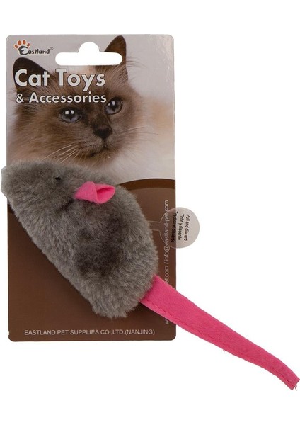 Catnipli Peluş Dijital Sesli Fare 8cm