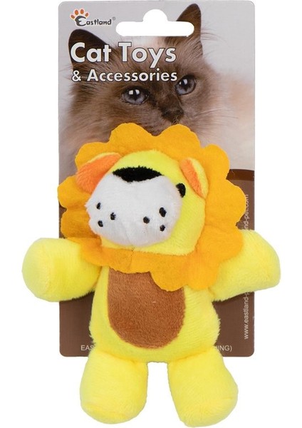 Kedi Otlu Peluş Aslan 12cm
