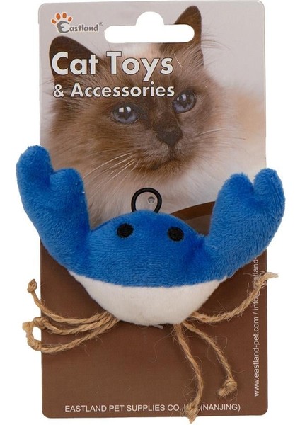 Catnipli Peluş Yengeç 11cm