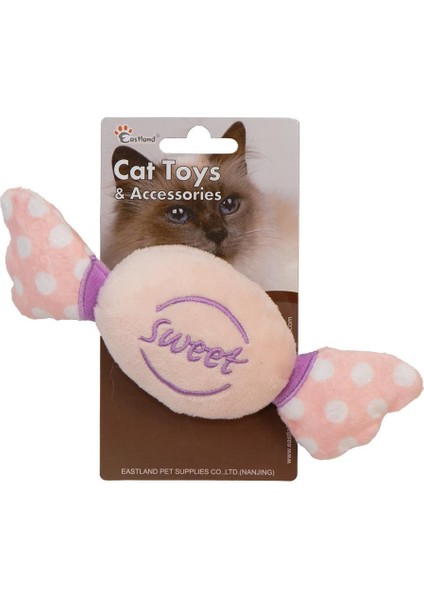 Catnipli Öten Peluş Şekerleme 18,5cm