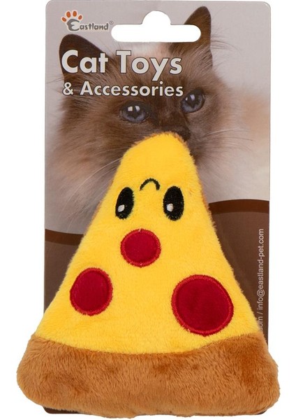 Catnipli Hışırtılı Peluş Pizza 11cm