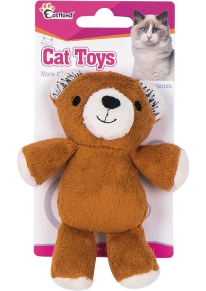 Kedi Otlu Peluş Ayıcık 12cm