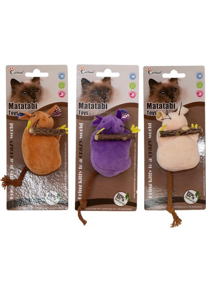 Matatabili Peluş Fare 9,5cm