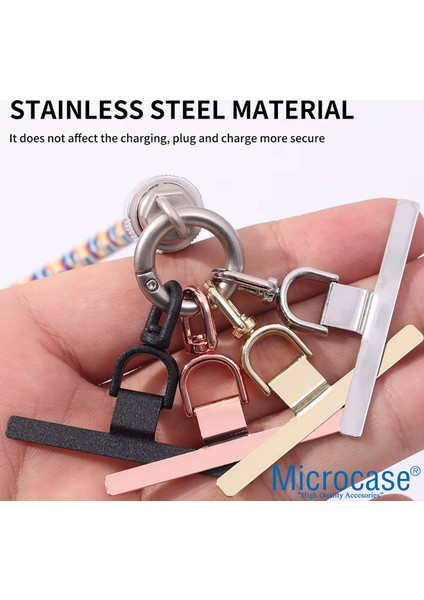 360 Döner Başlıklı Telefon Ip Askılıklar Için Paslanmaz Çelik Tutacak Bağlantı Parçası - AL5142 2 Adet indirimleri