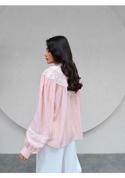 Dantel Detaylı Oversize Gömlek indirimleri