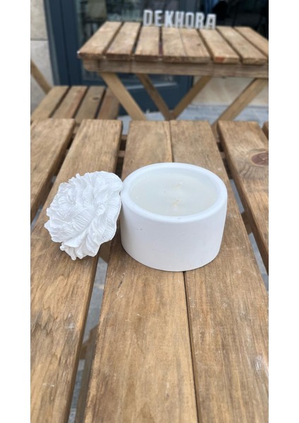 Beton Saksı Mum Şakayık Kapaklı fiyatları