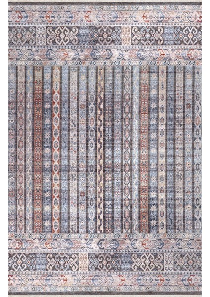 Melides 72406 Degrade Iplik Yumuşak Silinebilir Keçeleşmez Leke Tutmaz Vintage Premium Halı
