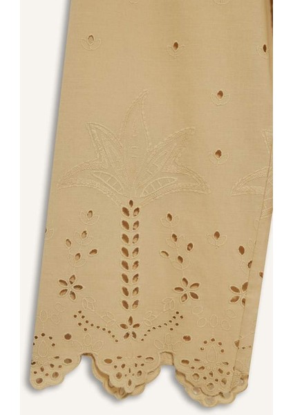 Regular Fit Brode Plaj Pantolonu-Fall in Love E0602AX25SM modelleri