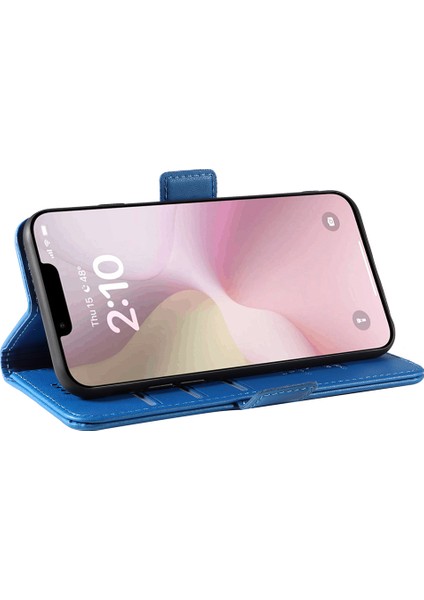 iPhone SE(2024) Kılıf Deri Cüzdan Telefon Kapağı Mobil Aksesuarlar -Gök Mavisi (Yurt Dışından) modelleri