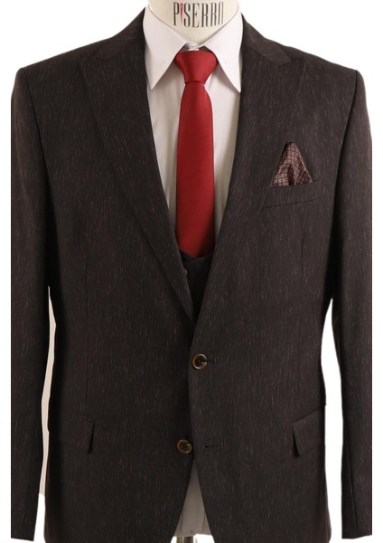 Yelekli Slim Fit Takım Elbise modelleri