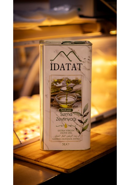 Idatat Naturel Sızma Zeytinyağı 5lt